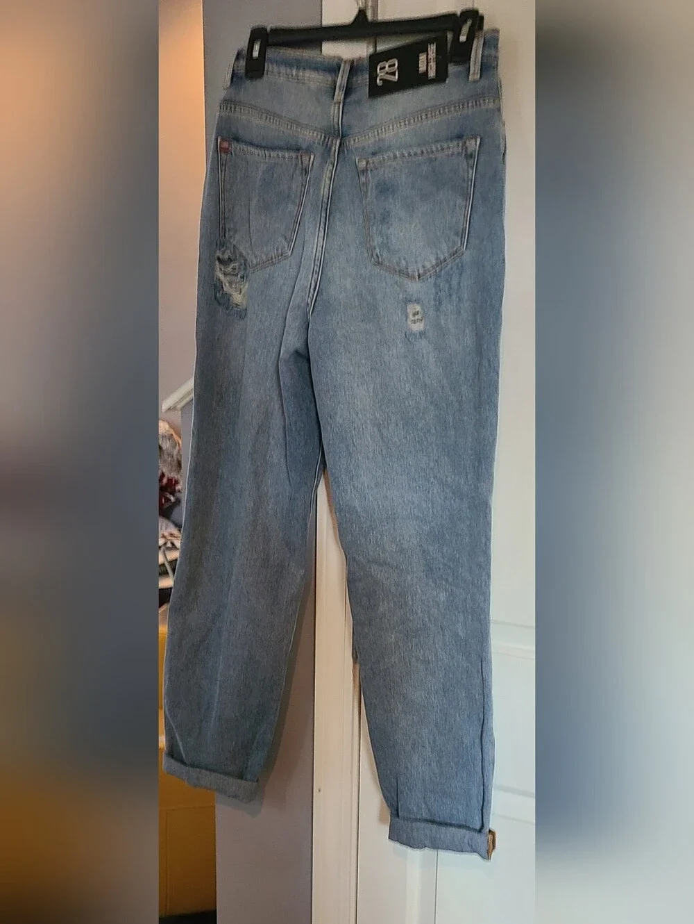 Urban Outfitters BDG High-waisted Mom Jeans Destroted Wash Size 28